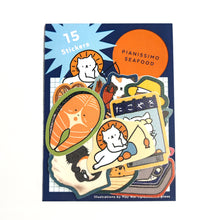 Load image into Gallery viewer, Seafood Sticker Set
 ร้านหนังสือและสิ่งของ เป็นร้านหนังสือภาษาอังกฤษหายาก และร้านกาแฟ หรือ บุ๊คคาเฟ่ ตั้งอยู่สุขุมวิท กรุงเทพ