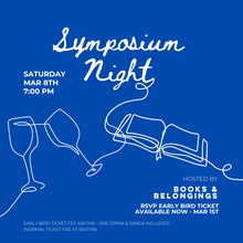 โหลดรูปภาพลงในเครื่องมือใช้ดูของ Gallery The Symposium Night
 ร้านหนังสือและสิ่งของ เป็นร้านหนังสือภาษาอังกฤษหายาก และร้านกาแฟ หรือ บุ๊คคาเฟ่ ตั้งอยู่สุขุมวิท กรุงเทพ