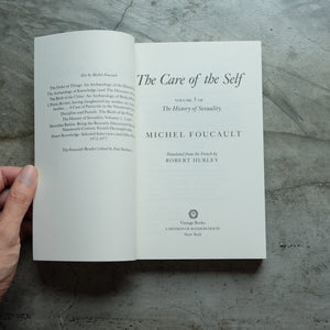 The History of Sexuality, Vol. 3 The Care of the Self | Michel Foucault