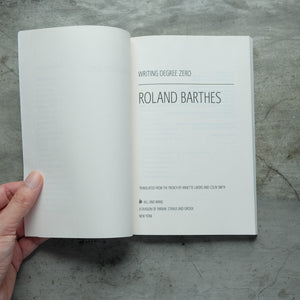 Writing Degree Zero | Roland Barthes