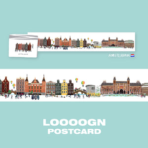 Amsterdam Looong Postcard