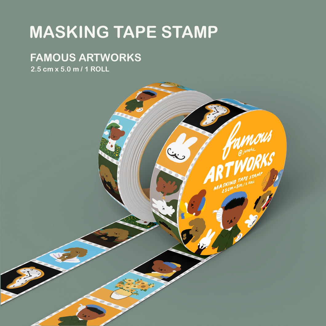 Famous Artworks : Masking Tape Stamp ร้านหนังสือและสิ่งของ เป็นร้านหนังสือภาษาอังกฤษหายาก และร้านกาแฟ หรือ บุ๊คคาเฟ่ ตั้งอยู่สุขุมวิท กรุงเทพ